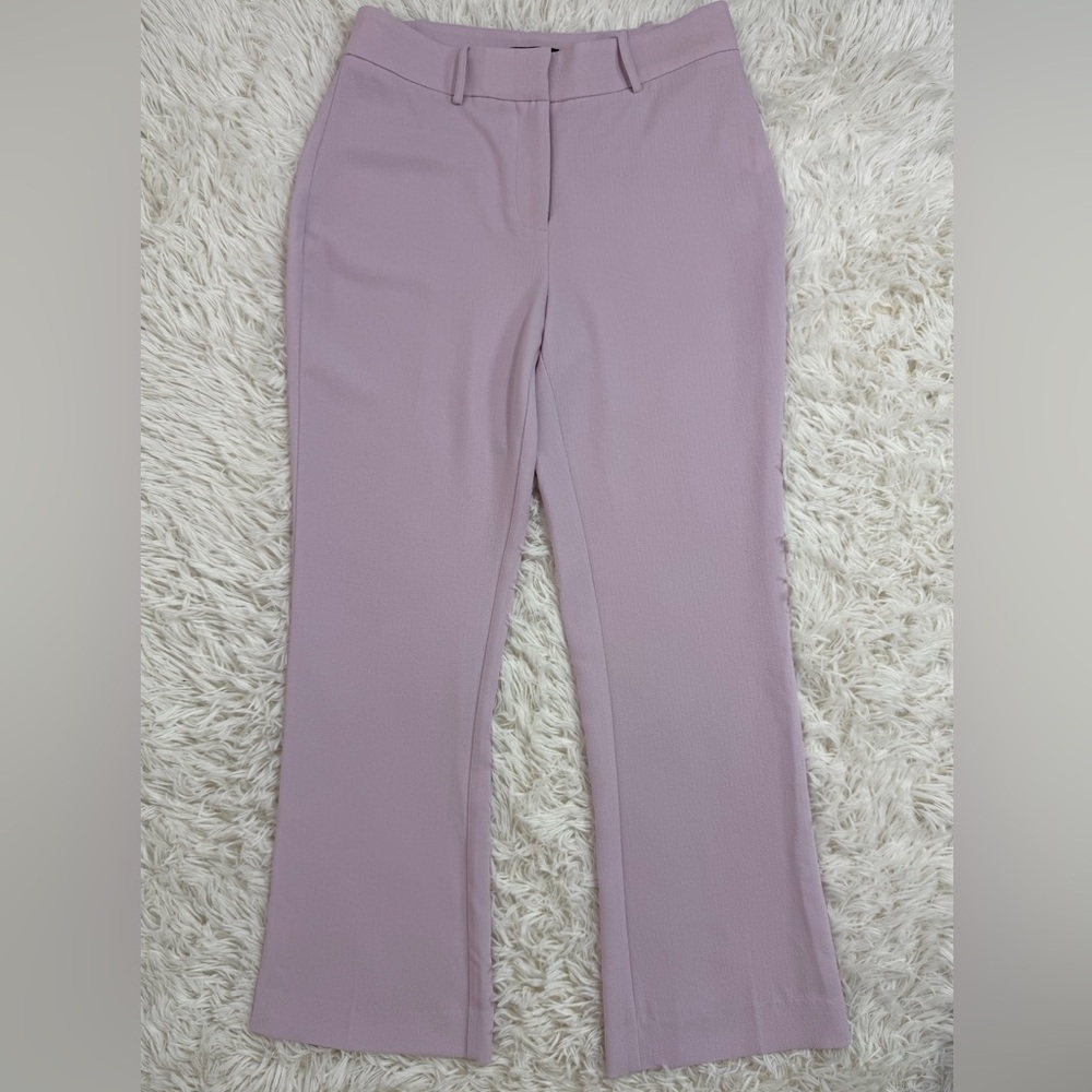 1.STATE- Lavender Dress Pants High waisted kick & flare Lightweight Size 4🌸